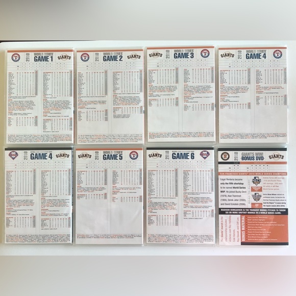 SF Giants 2010 World Series DVDs Set - Picture 3 of 8